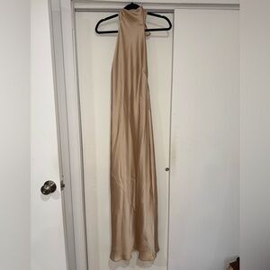 Show Me Your MuMu Beige Maxi Dress